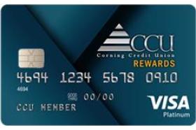 Corning Credit Union Visa Platinum Rewards logo