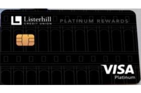 Listerhill Credit Union Visa Platinum Merchandise Rewards logo
