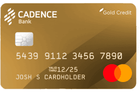 Cadence Bank Gold Mastercard® logo