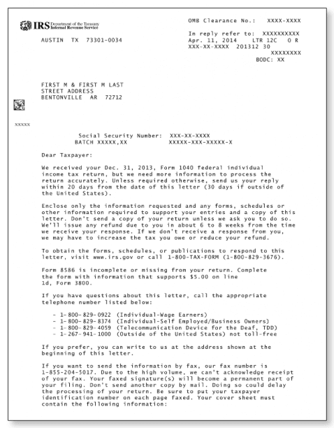 How to Respond to IRS Letter 3174
