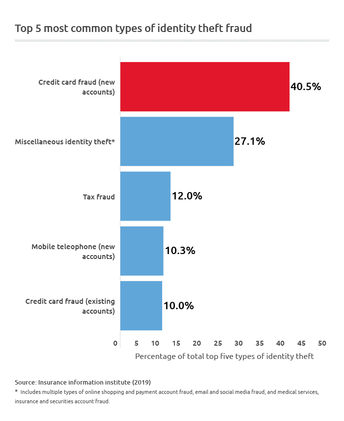 Identity theft most common types